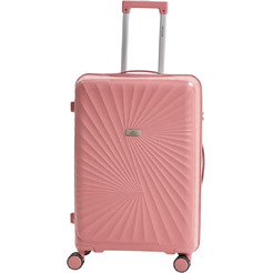 Чемодан на колесах L'case Cancun 25 (M, розовый)