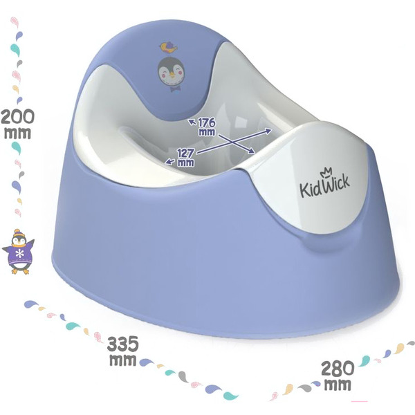 Детский горшок Kidwick Трио KW090501 (фиолетовый)