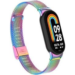 Ремешок Bingo Stainless Grid для XIAOMI Mi Band 8 (хамелеон)