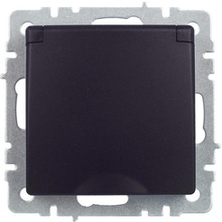 Розетка IEK Brite РСбш10-3-44-БрЧ