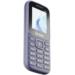 Кнопочный телефон Olmio A14 (синий)