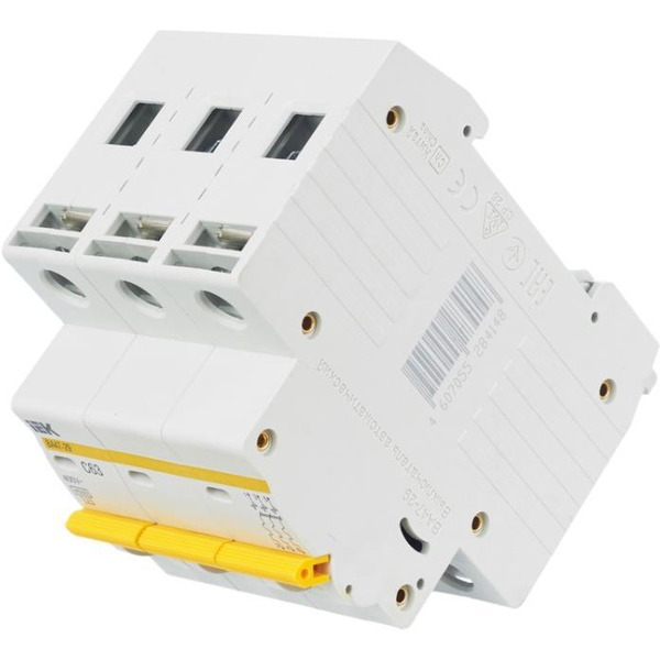 Выключатель автоматический IEK ВА 47-29 3п 63А C MVA20-3-063-C