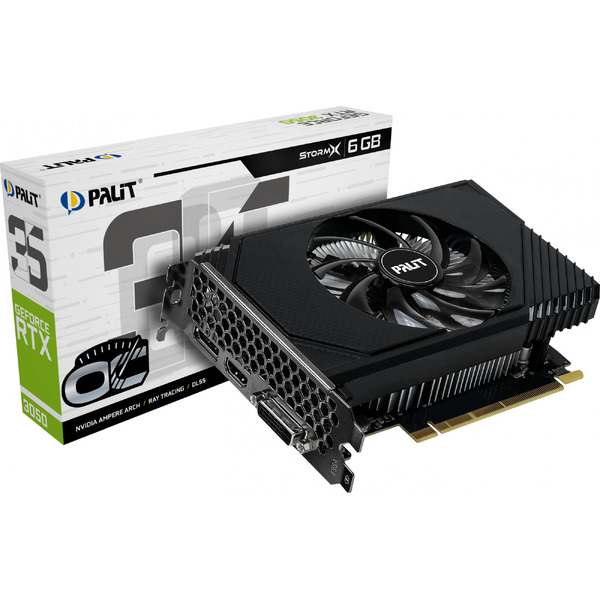 Видеокарта Palit GeForce RTX 3050 StormX OC 6GB NE63050S18JE-1070F/1072F