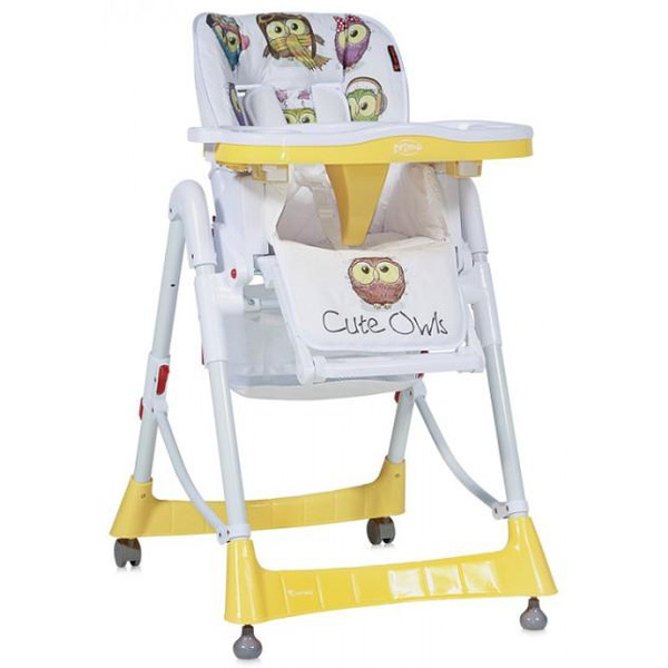 Стульчик для кормления LORELLI PRIMO YELLOW CUTE OWLS