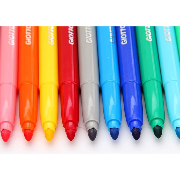 Фломастеры FILA GIOTTO TURBO MAXI, 12 цв, утолщенные, арт. 076200