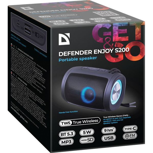 Беспроводная колонка Defender Enjoy S200