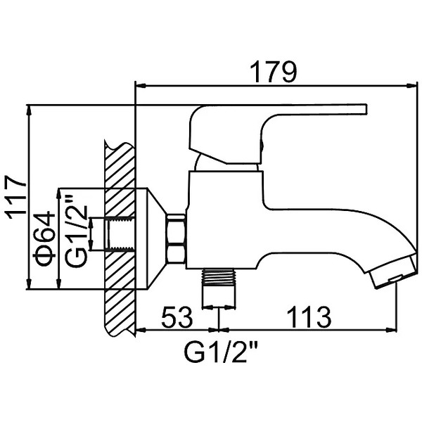 Смеситель Ledeme L3244