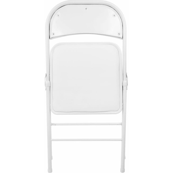 Стул складной BRABIX Golf Plus CF-003 КОМФОРТ (белый каркас, кожзам белый) 533028