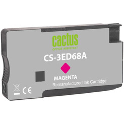 Картридж струйный Cactus CS-3ED68A 712 пурпурный (29мл) для HP DJ T230/T630/T650