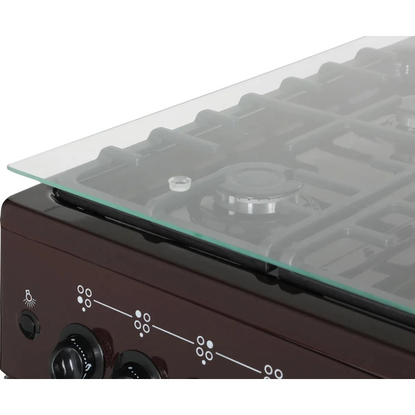 Кухонная плита Лысьва ГП 400 МС-2у (коричневый, стеклянная крышка)