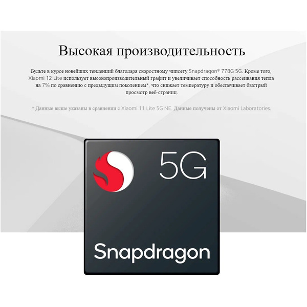 Смартфон Xiaomi 12 Lite 8GB/256GB Lite green EU