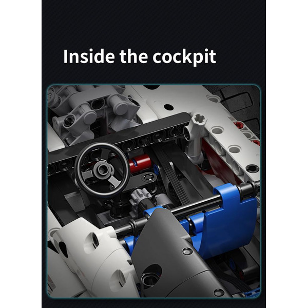 Игрушка конструктор MOYU Dalmatian Monster Truck MY88006 (с пультом дистанционного управления и набором электродвигателей)