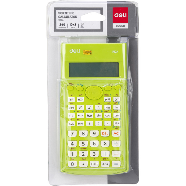 Калькулятор Deli E1710A/GRN