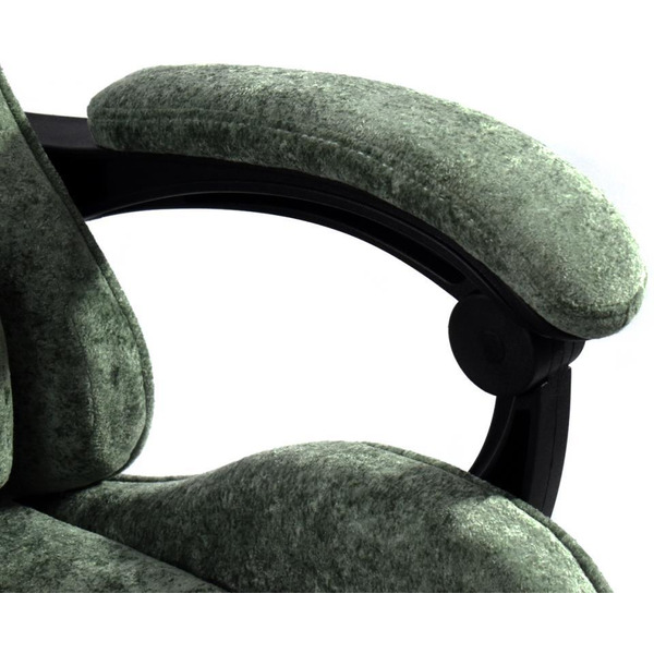 Вибромассажное кресло Calviano ASTI ULTIMATO green fabric