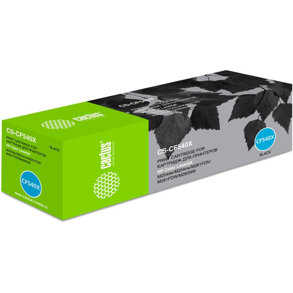 Картридж лазерный Cactus CS-CF540X CF540X (черный)