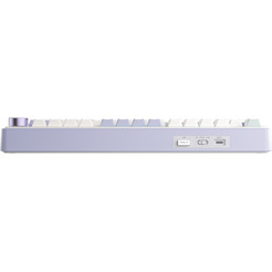 Клавиатура Aula F75 (фиолетовый/бежевый/зеленый/Gray Switches)
