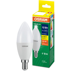 Светодиодная лампа OSRAM Value В100 12W 3000К E14