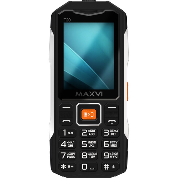 Мобильный телефон Maxvi T20 +ЗУ WC-112 (черный)