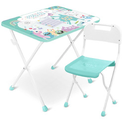 Комплект мебели с детским столом Ника КП/ММ Математика с монстриками