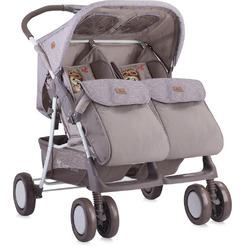 Коляска прогулочная «книга» Lorelli Twin with Summer Basket Beige Buho with Leaves (10020071702)