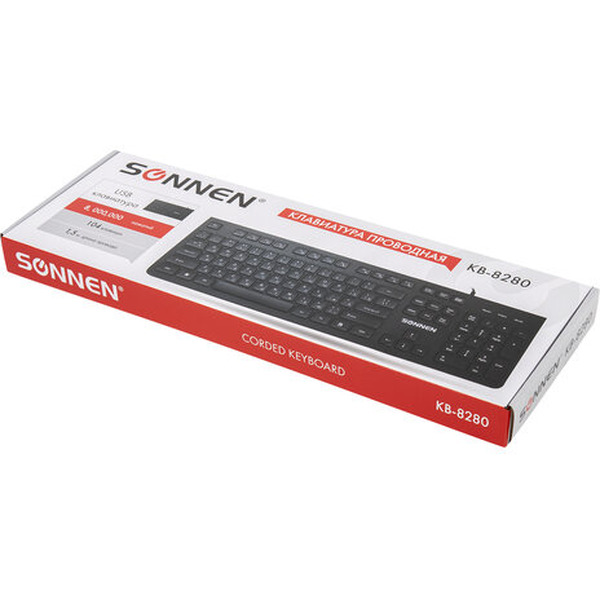 Клавиатура SONNEN KB-8280 (512510)