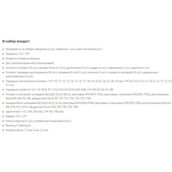 Набор инструментов Spec CK115-108 (108 предметов)