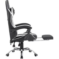 Игровое кресло Defender Tios (черный/белый)