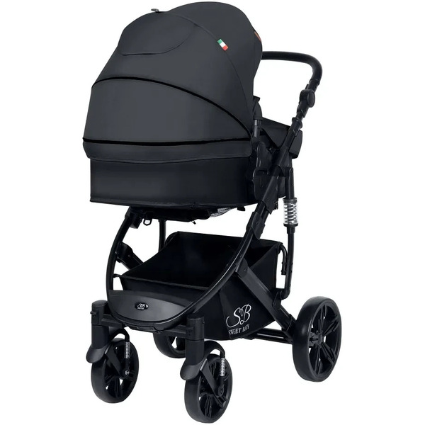 Детская универсальная коляска Sweet Baby Comfort 2в1 (черный)