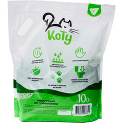 Наполнитель для туалета Коту Природный Green (10л)