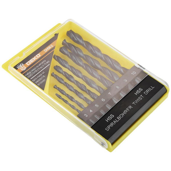 Набор сверл DEKO DH08-2 (065-0532)