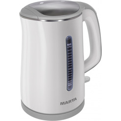 Электрочайник MARTA MT-1065 (белый/серый)