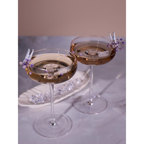 Набор бокалов для шампанского Makkua MС220 Crystal Elegance Сocktail
