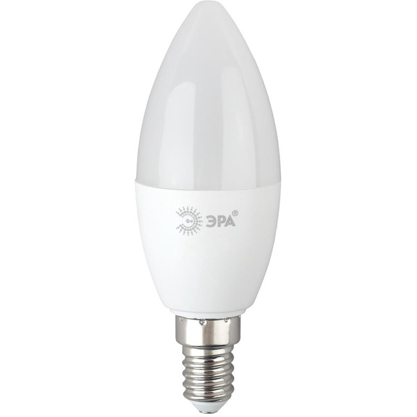 Led b35-6w-865-e14 r Лампочка светодиодная свеча (диод, свеча, 6вт, хол, e14) ЭРА