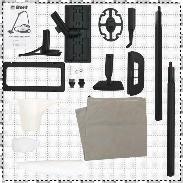 Пароочиститель Bort BDR-2500-RR Iron (93410075)