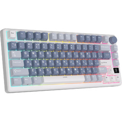 Клавиатура Royal Kludge RK-M75 (белый/синий, RK Silver)
