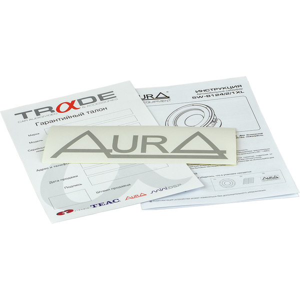 Автомобильный сабвуфер AURA SW-B122XL