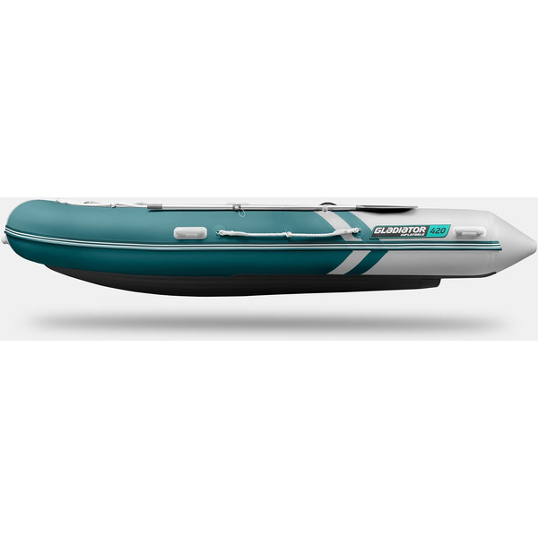 Лодка Gladiator E420S (морской зеленый-белый)