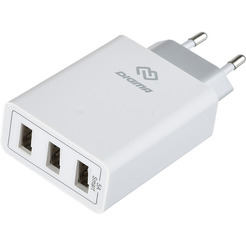 Сетевое зарядное устройство Digma DGWC-3U-5A-WG