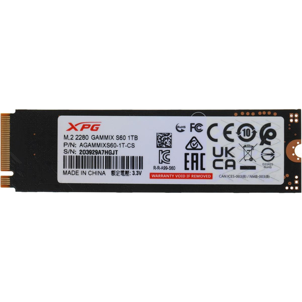 Накопитель SSD A-Data AGAMMIXS60-1T-CS