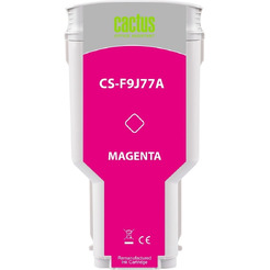 Картридж струйный Cactus CS-F9J77A 727 XXL пурпурный (300мл) для HP DJ T920/T930/T1500/T1530/T2500/T2530