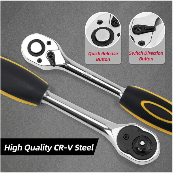 Набор торцевых головок Deli EDL0012T