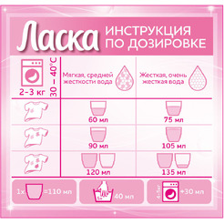 Гель для стирки Ласка Шерсть и Шелк (3 л)