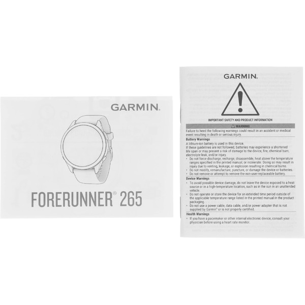 Умные часы Garmin Forerunner 265S (черный/желтый)