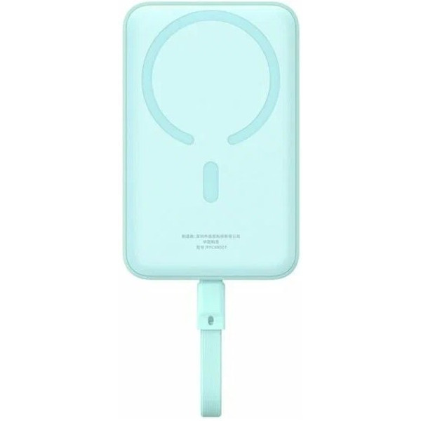Внешний аккумулятор Baseus P1002210B333-00 Magnetic Mini Wireless Fast Charge Type-C Edition 10000mAh 30W Peppermint Blue