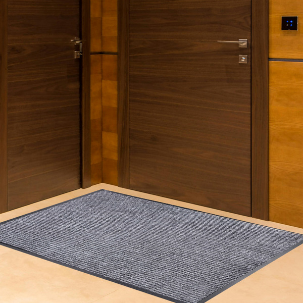 Придверный коврик Sundays Home Ребристый 80x120см 92175 (серый)