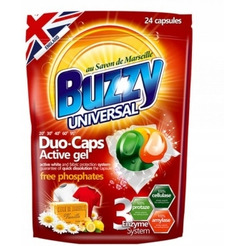 Капсулы для стирки BUZZY Duo Caps Universal (24 шт)