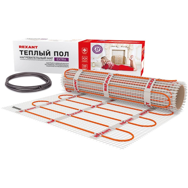 Теплый пол Rexant Extra 6м², 0,5х12м, 960Вт 51-0512