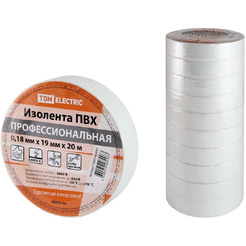 Изолента TDM ELECTRIC SQ0526-0061 (белый)