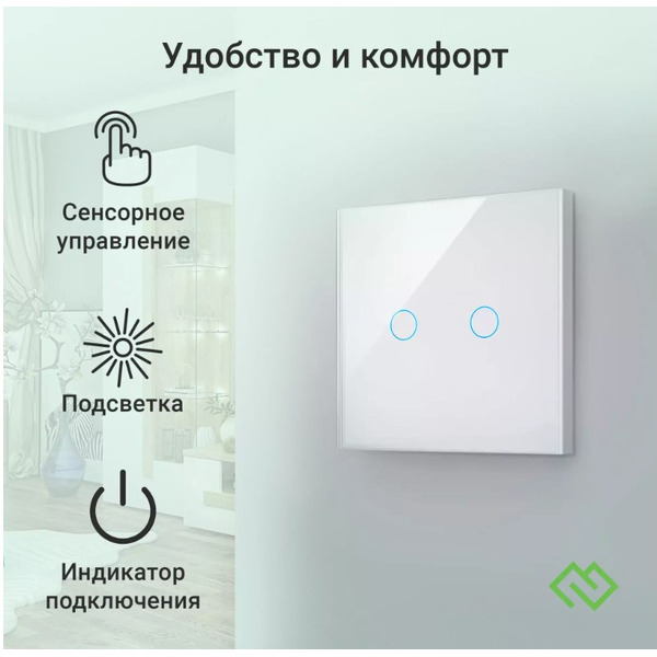 Выключатель Digma DiSwitch 2p (DSW2P)