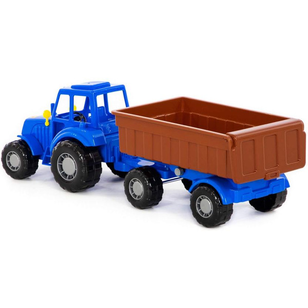 Трактор Полесье Мастер с прицепом №1 84774 (синий)